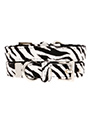 Zebra Print Fabric Collar