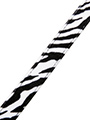 Zebra Print Fabric Collar