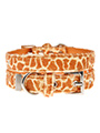 Giraffe Print Fabric Collar