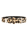 Leopard Print Fabric Collar