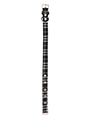 Black & White Tartan Fabric Collar