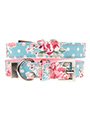 Vintage Rose Floral  Fabric Collar & Lead Set