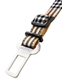 Urban Pup Brown Checked Tartan Seat Belt Restraint