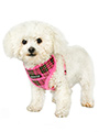 Luxury Fur Lined Pink Tartan Harness