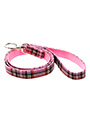 Pink Tartan Fabric Lead