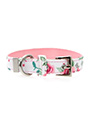 Pink Floral Cascade Fabric Collar