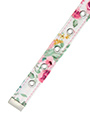 Pink Floral Cascade Fabric Collar