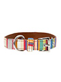 Henley Striped Fabric Collar