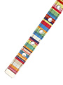 Henley Striped Fabric Collar