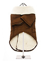 Brown Shearling Aviator Jacket