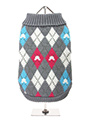 Grey & Pink Argyle Sweater