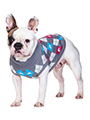 Grey & Pink Argyle Sweater