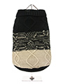 Donegal Black & Brown Ribbed Sweater