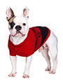 Donegal Red & Black Ribbed Sweater