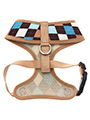 Brown & Blue Argyle Harness