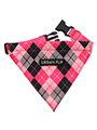 Pink Argyle Bandana