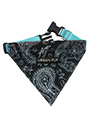 Black & Blue  Paisley Bandana