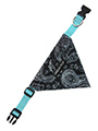 Black & Blue  Paisley Bandana