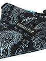 Black & Blue  Paisley Bandana