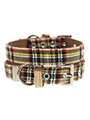 Brown Tartan Collar