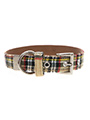 Brown Tartan Collar