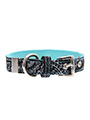 Black & Blue Paisley Collar
