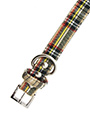 Brown Tartan Collar & Lead Set