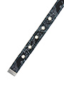 Black & Blue Paisley Collar & Lead Set