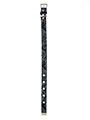 Black & Blue Paisley Collar & Lead Set