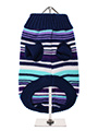 Purple Striped Mod Sweater