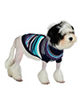 Purple Striped Mod Sweater