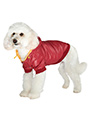Wine Red Puffa Insulated Panel Jacket