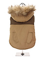 Faux Fur Brown Two Tone Parka