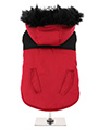 Red on Black Two Tone Parka
