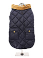 Navy Blue Quilted Town & Country Coat
