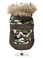 Two-Tone Camouflage Quilted Parka 