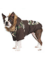 Two-Tone Camouflage Quilted Parka 
