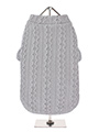 Grey Cable Knitted Sweater