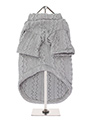 Grey Cable Knitted Sweater