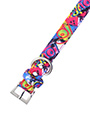 Pink Graffiti Fabric Collar