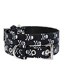 Skulls & Crossbones Fabric Collar
