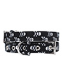 Skulls & Crossbones Fabric Collar