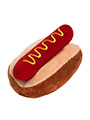 Hotdog Plush & Squeaky Dog Toy