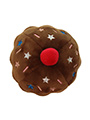 Chocolate Pupcake Plush & Squeaky Dog Toy