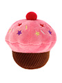 Strawberry Pupcake Plush & Squeaky Dog Toy