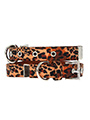 Cheetah Print Fabric Collar