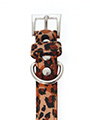 Cheetah Print Fabric Collar