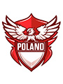 Poland Football Dog T-Shirt (Personalised)