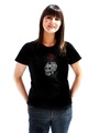 Skull & Rose GlamourGlitz Women's T-Shirt