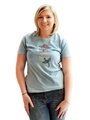 Skull & Rose GlamourGlitz Women's T-Shirt